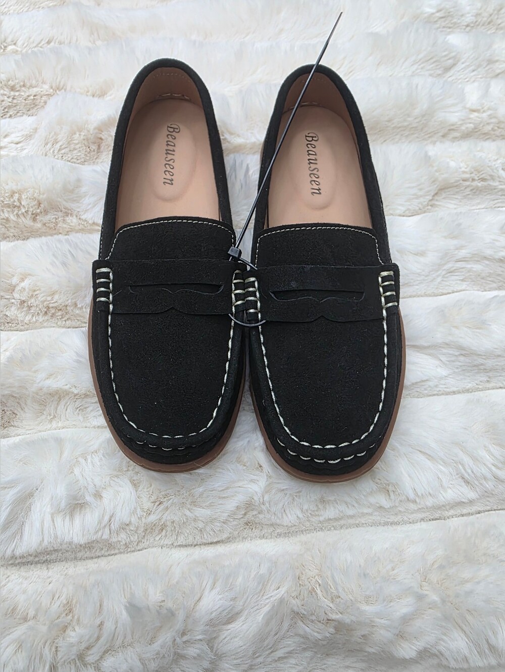 Black Suede Men’s Penny Loafers